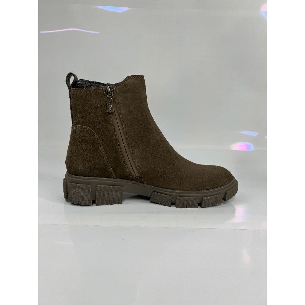 Aqua College Women's Priya Chelsea Boots - Dark Taupe 10M